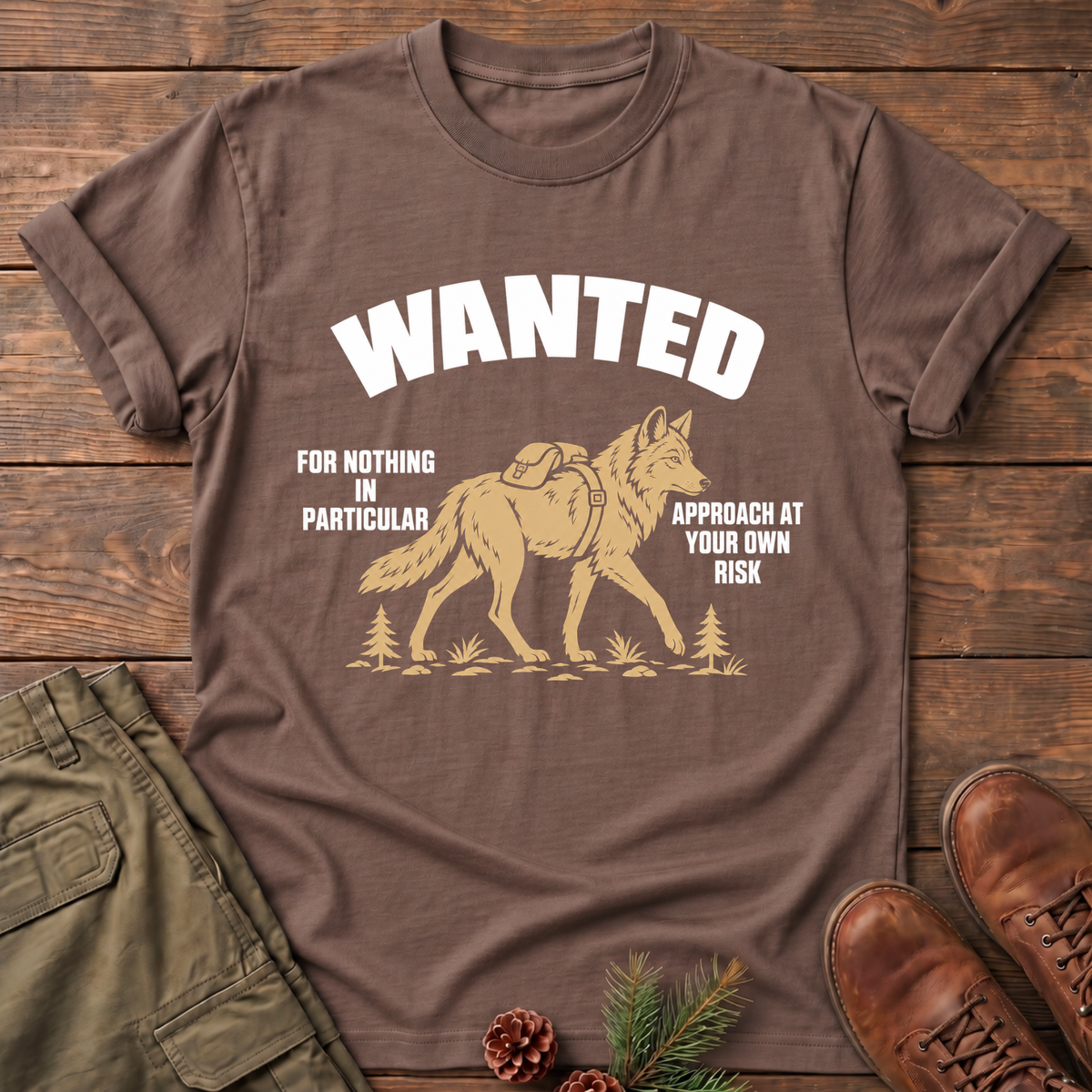 with caution T-shirt