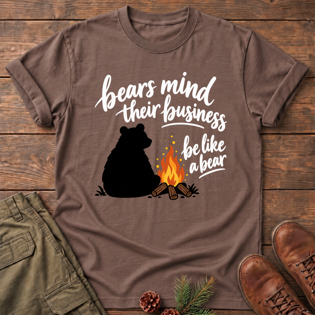 like a bear T-shirt