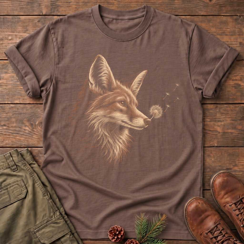 calm fox T-shirt