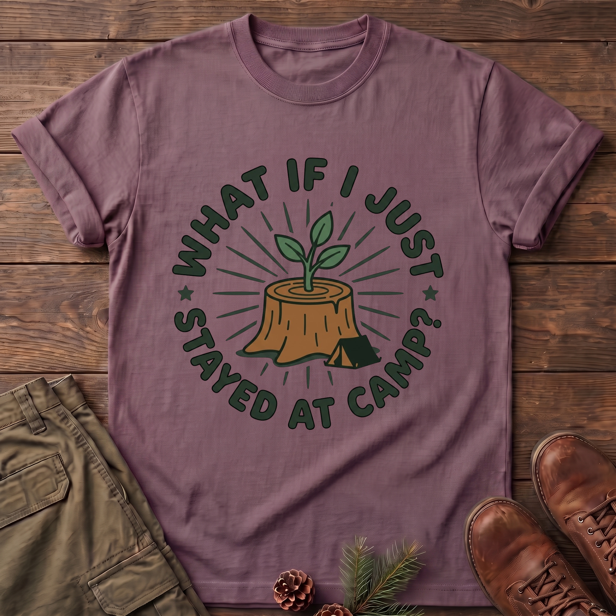 Stayed at camp T-Shirt