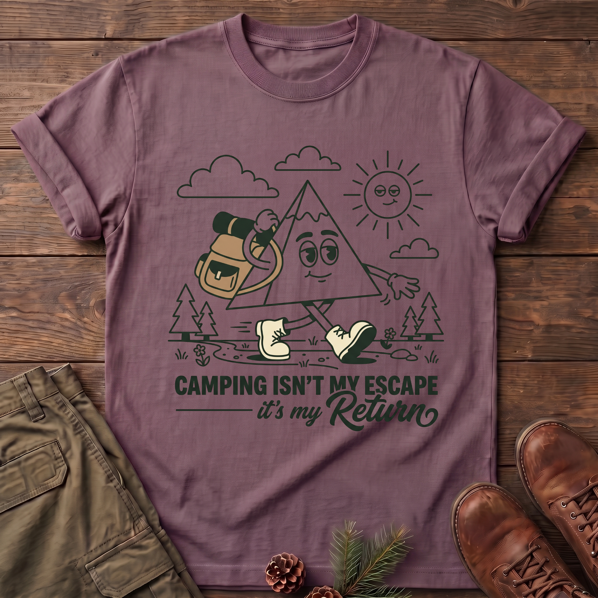Camping is my Return T-Shirt
