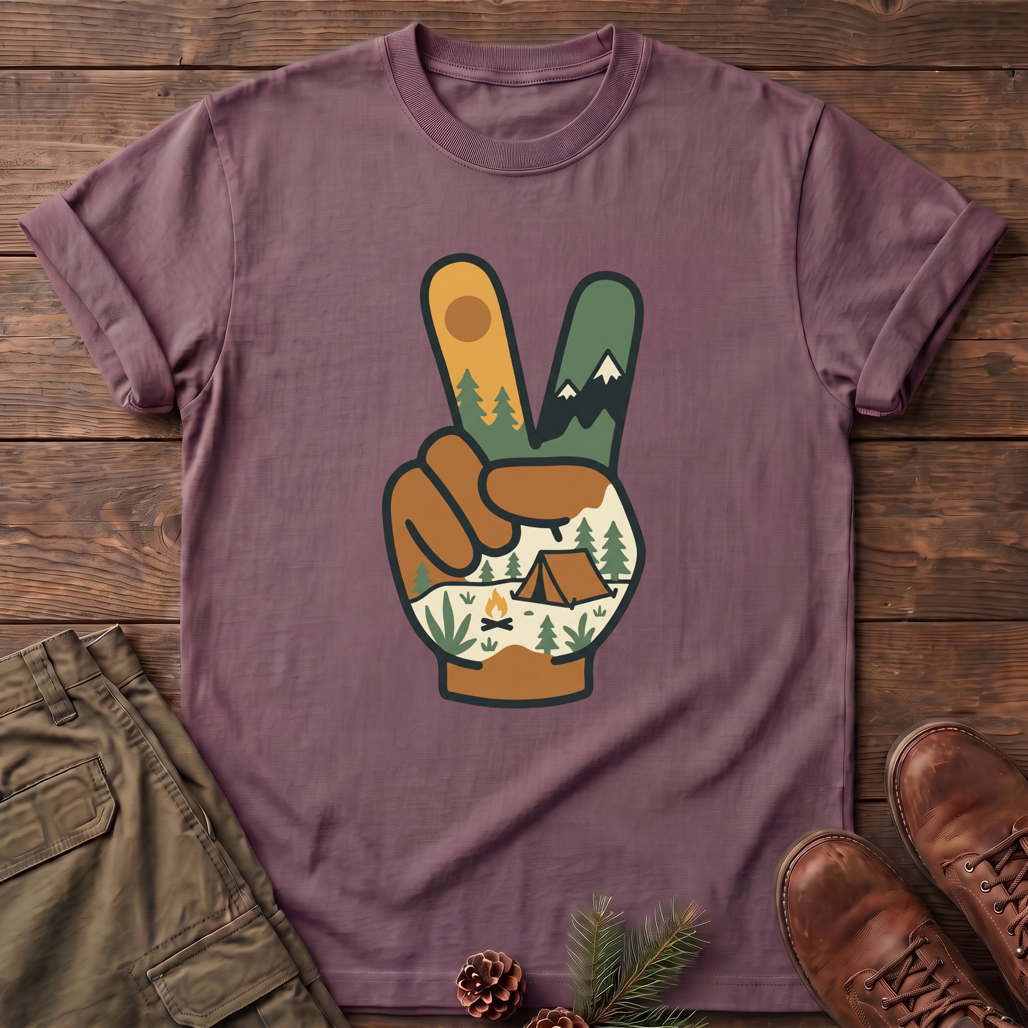 Peace Camping T-Shirt