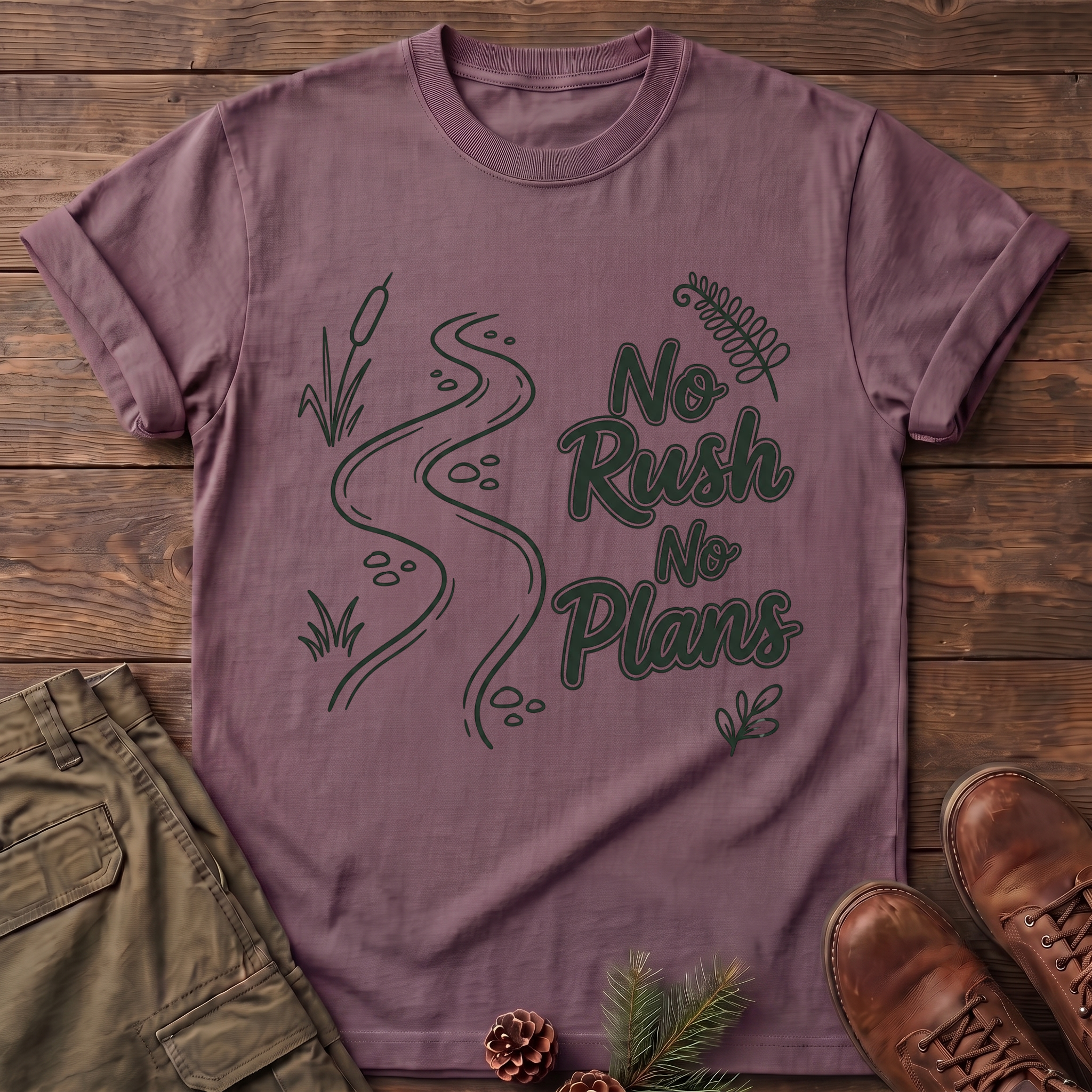 No Rush No Plans T-Shirt