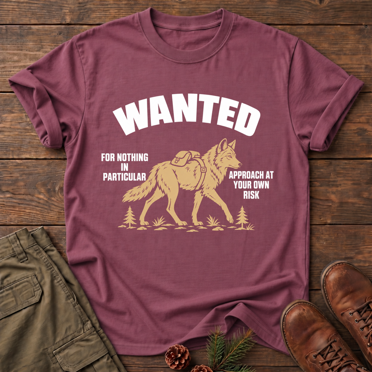 with caution T-shirt