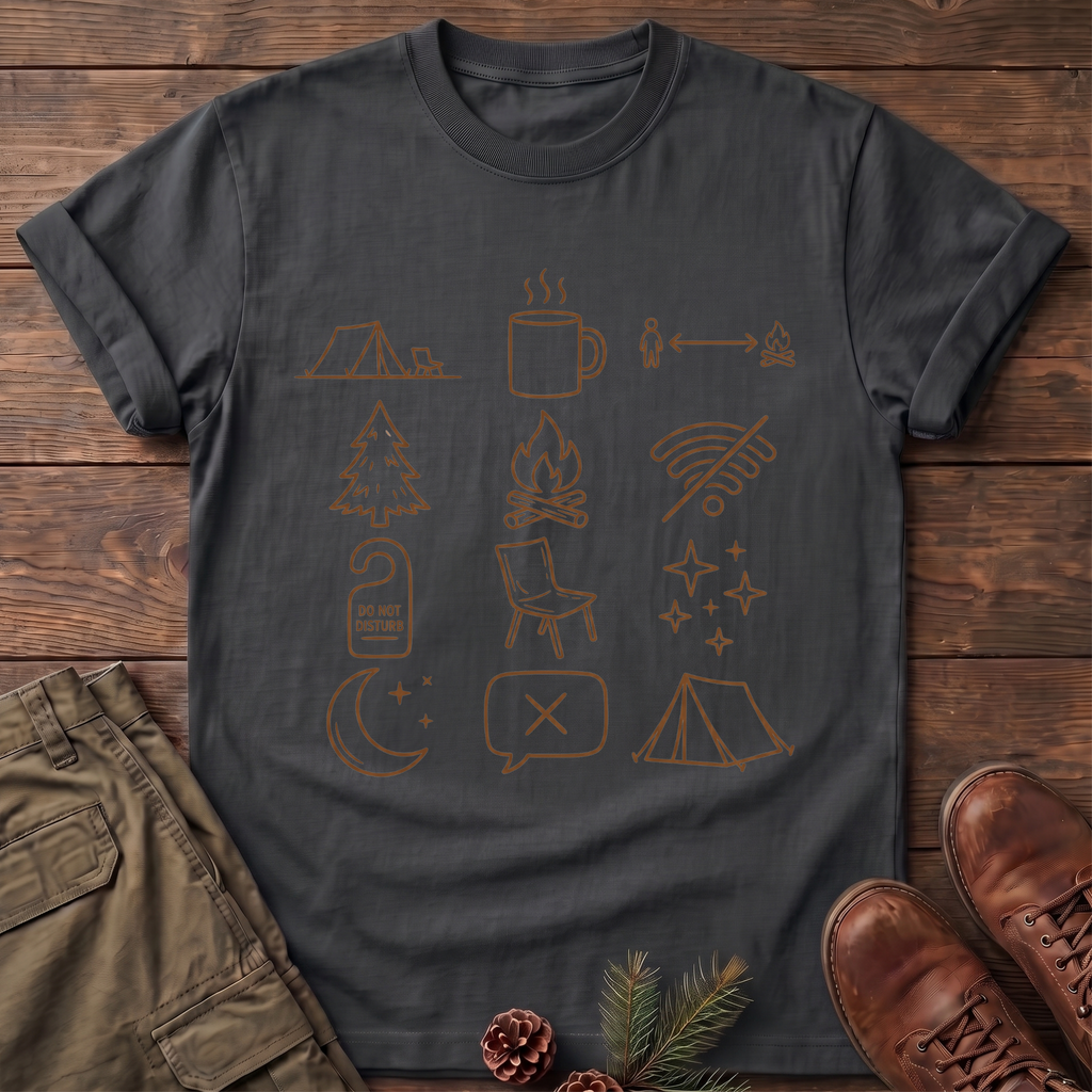 Camping symbols T-Shirt