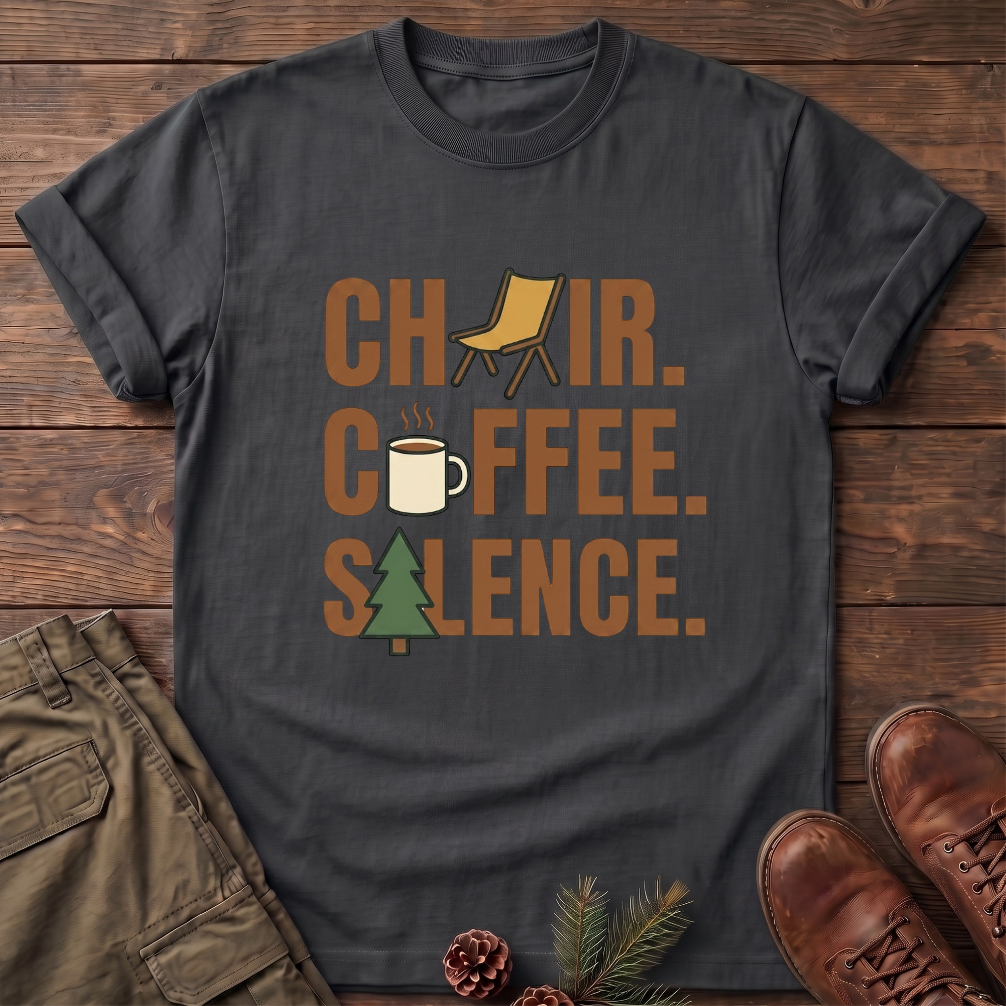 Chair Coffee Silence T-Shirt