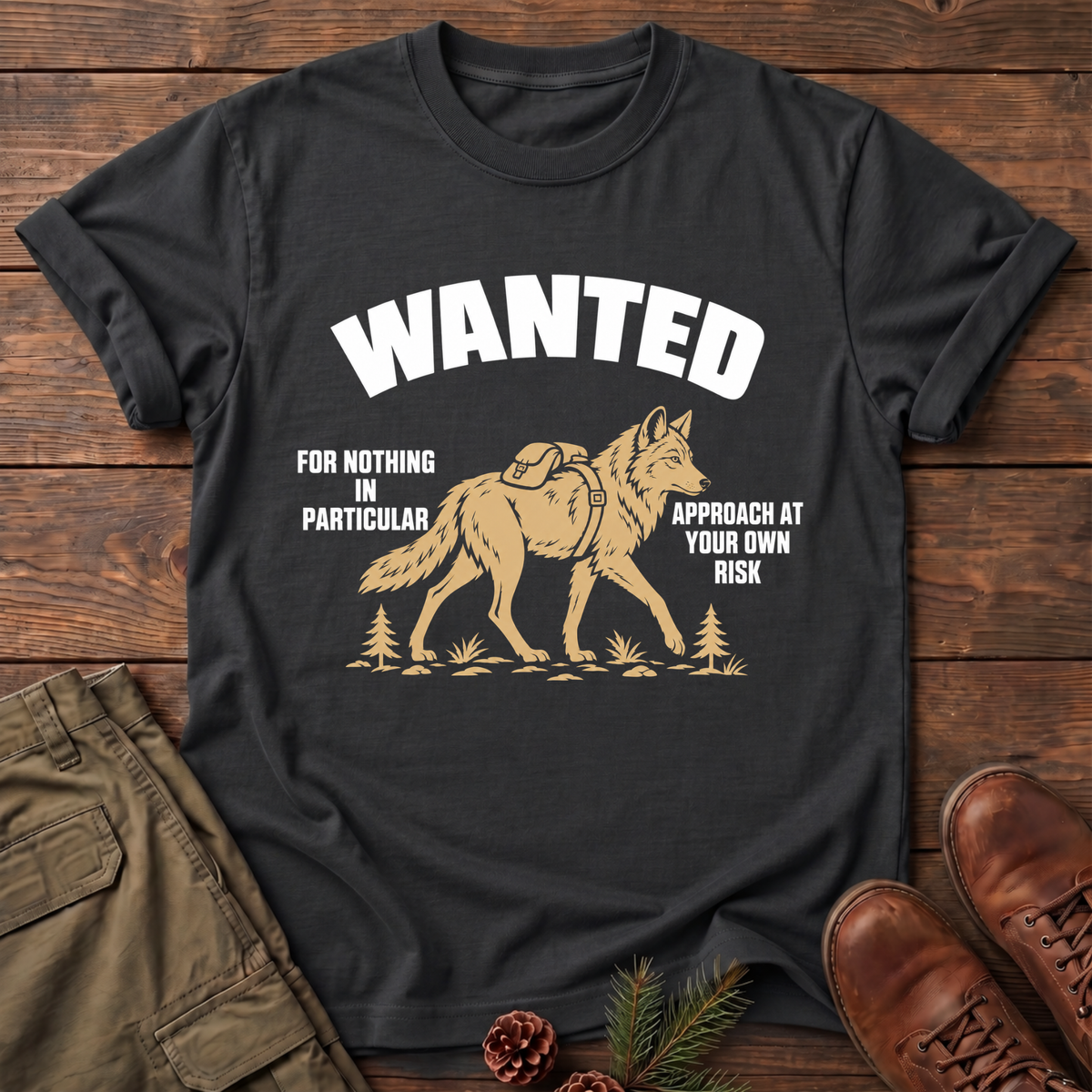 with caution T-shirt