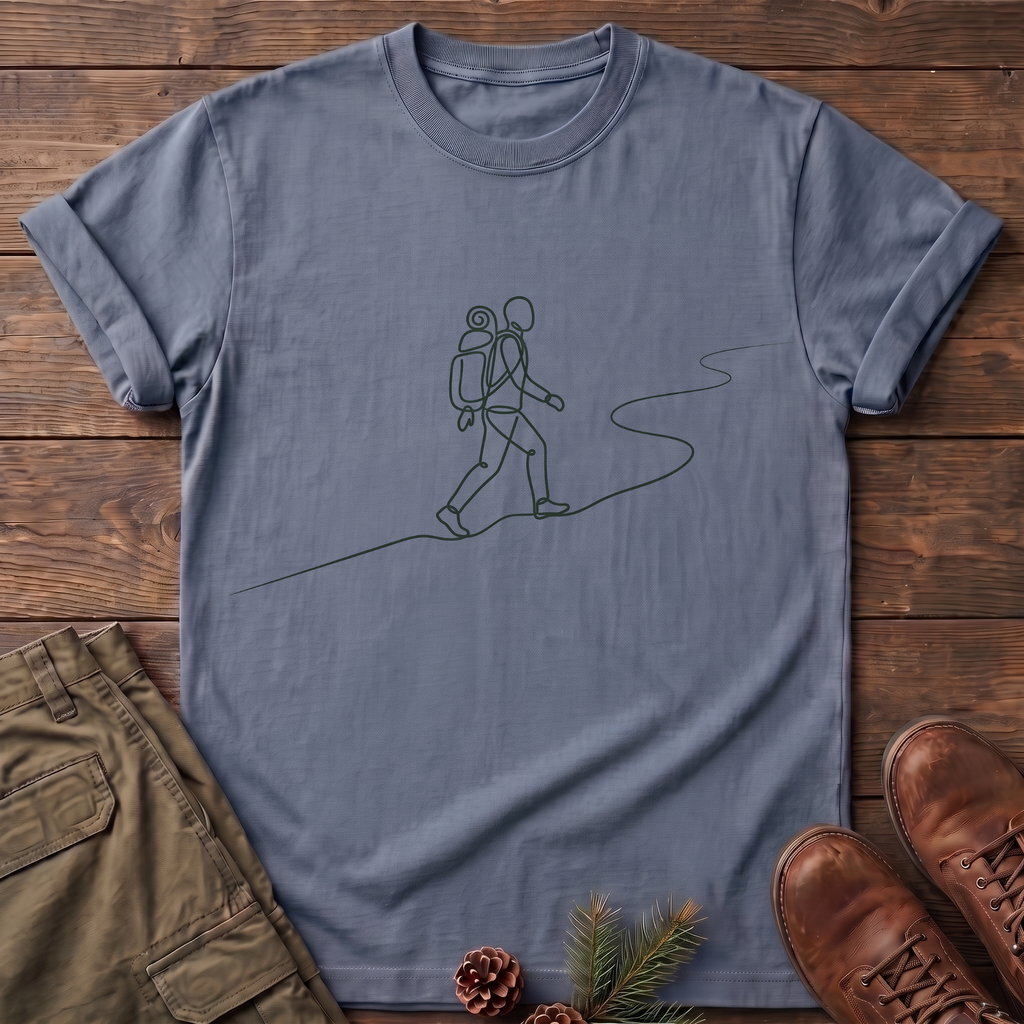 Solo Camper line art T-Shirt