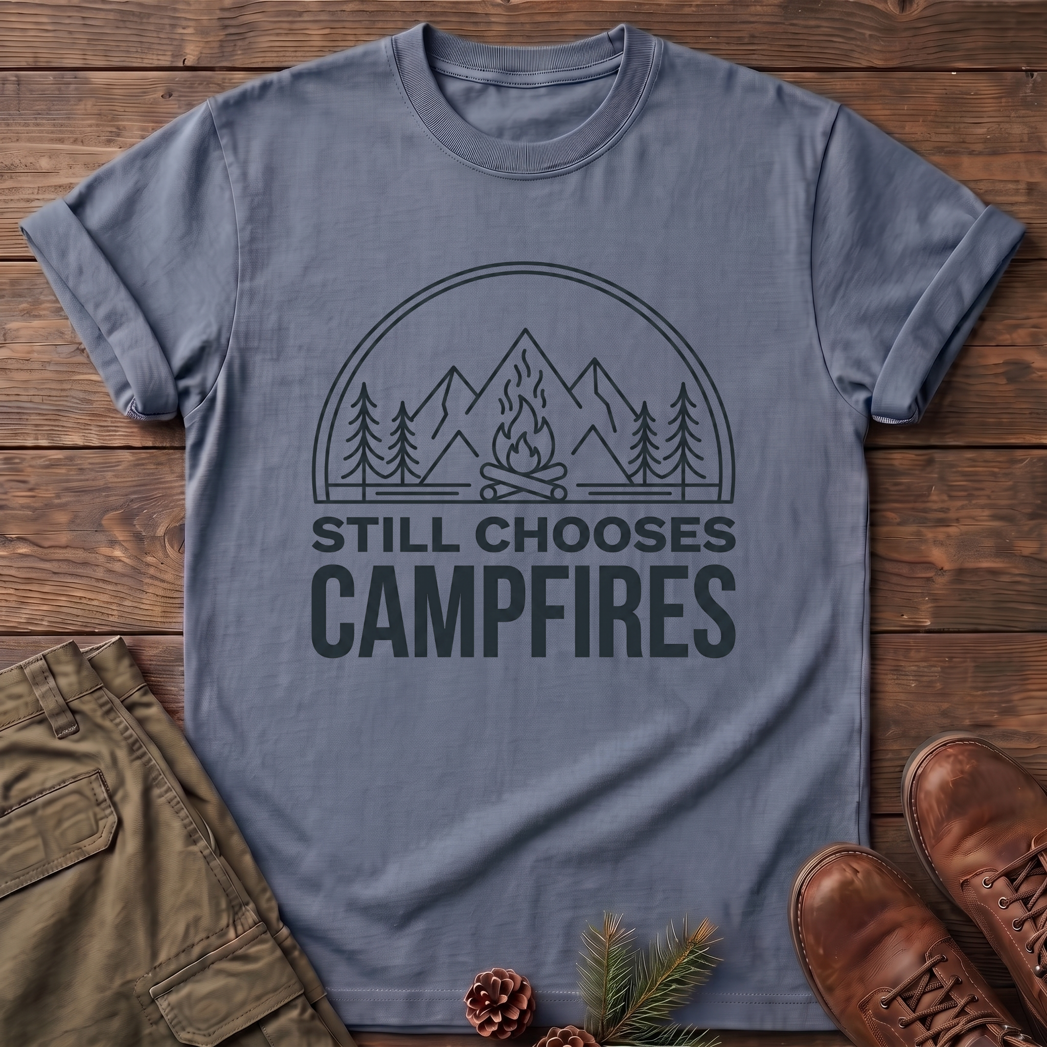 Still Chooses Campfires T-Shirt