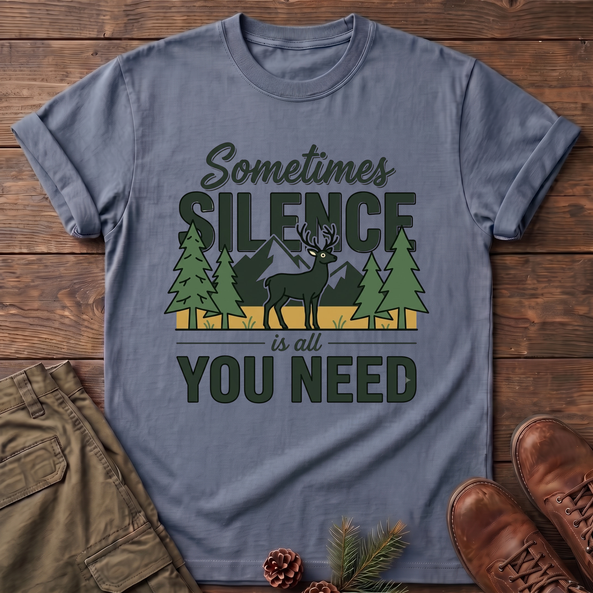 sometimes silence is all you need T-Shirt