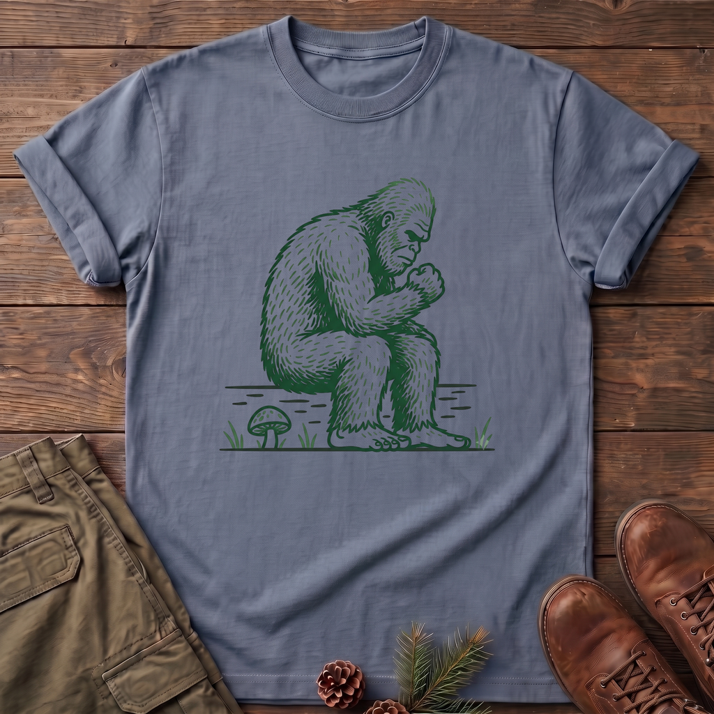 Bigfoot Thinking T-Shirt