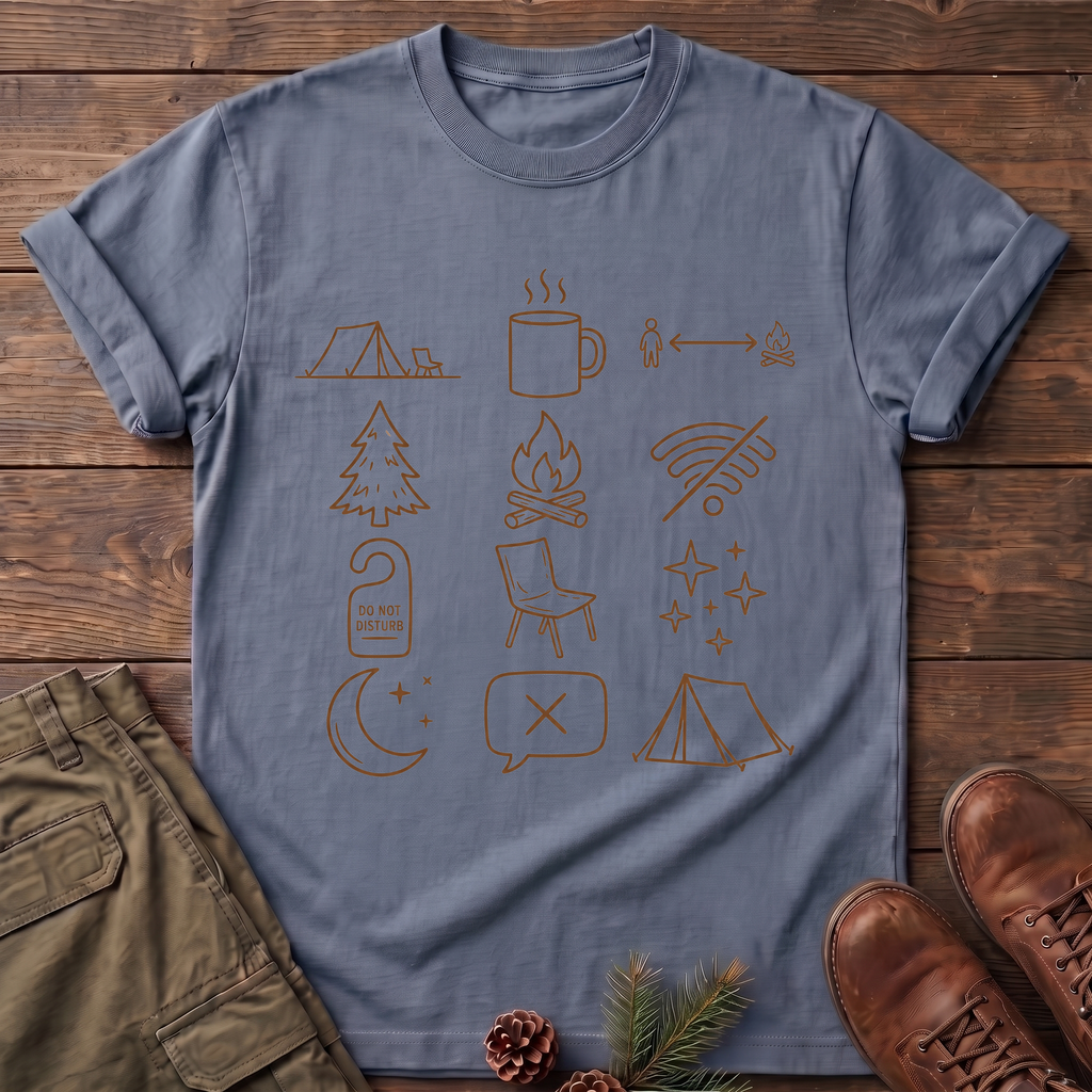 Camping symbols T-Shirt
