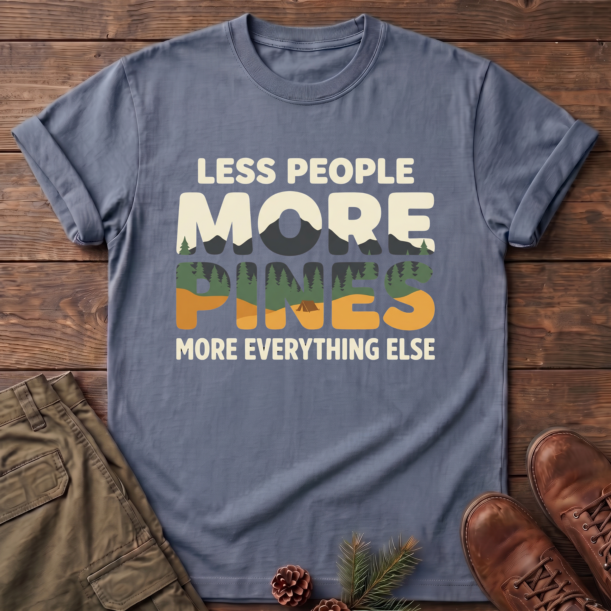less people more pines T-Shirt