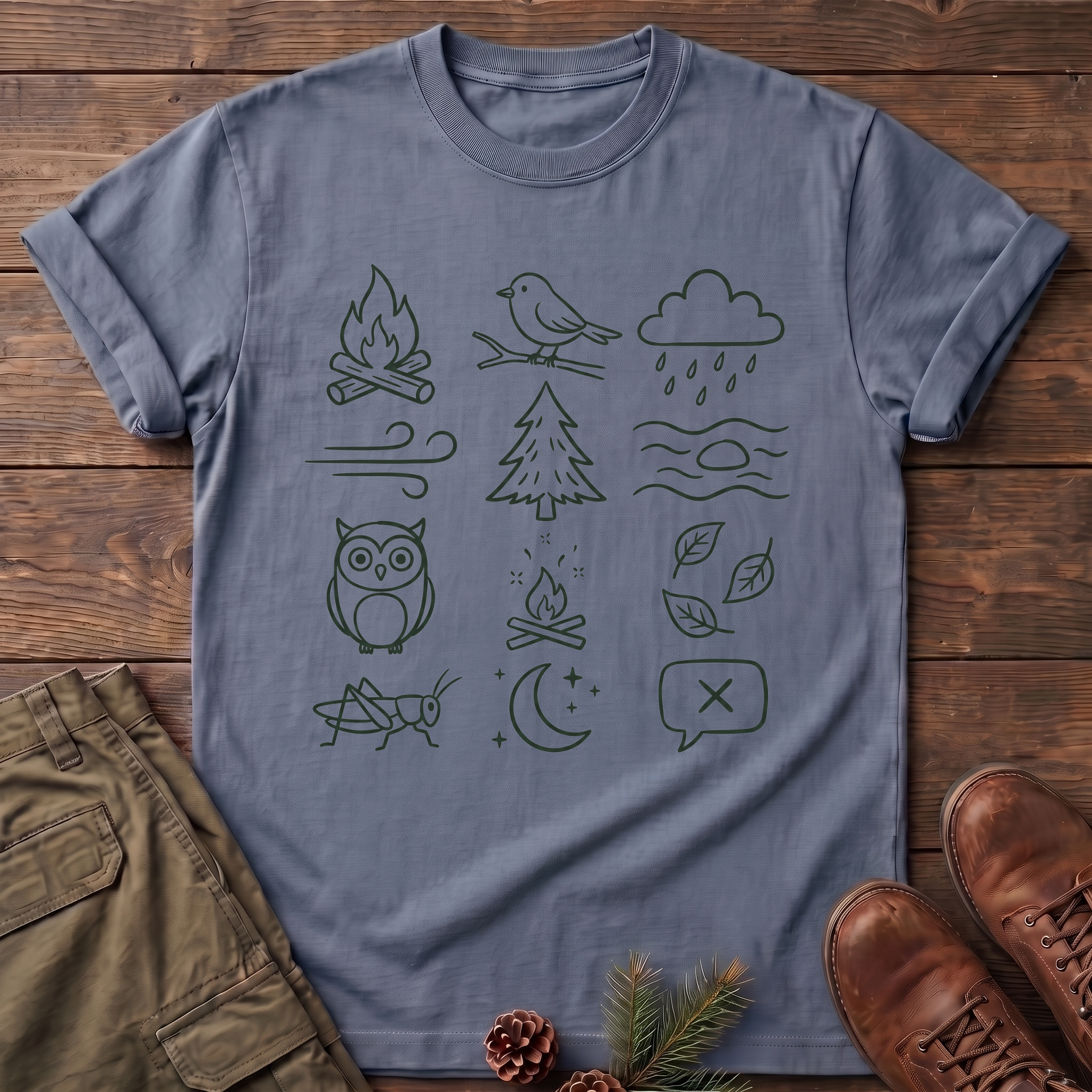 Camping emoji T-Shirt