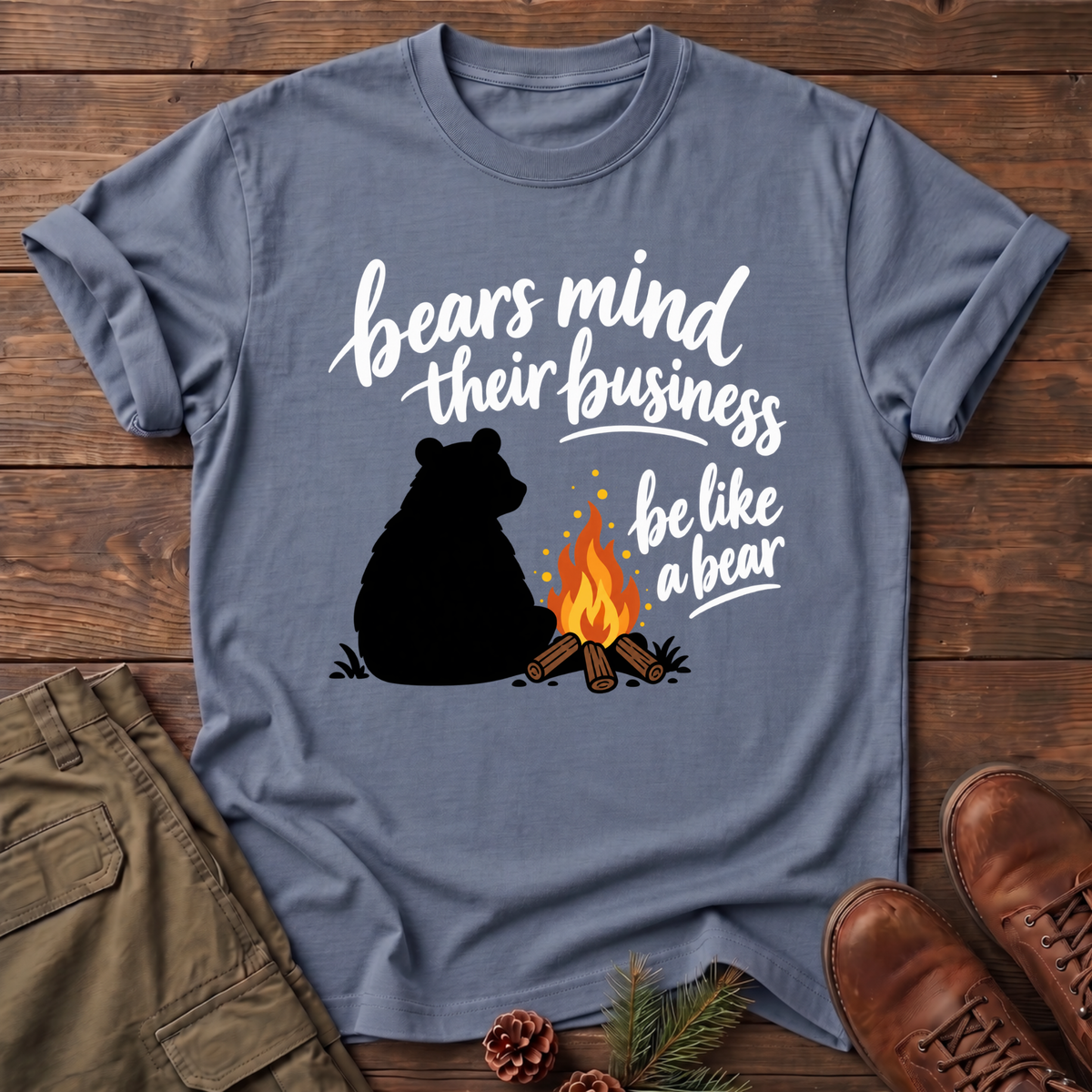 like a bear T-shirt