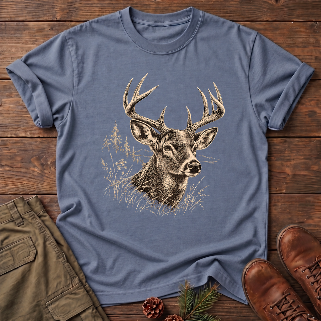 gazing deer T-shirt