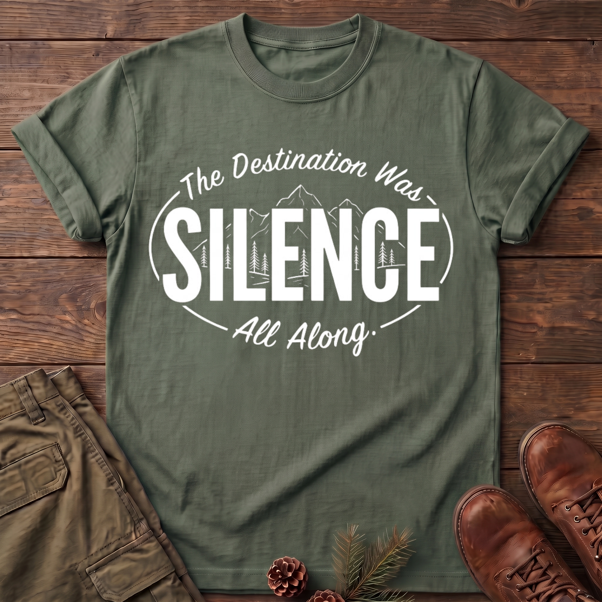 The destination was silence T-Shirt