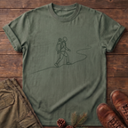 Solo Camper line art T-Shirt