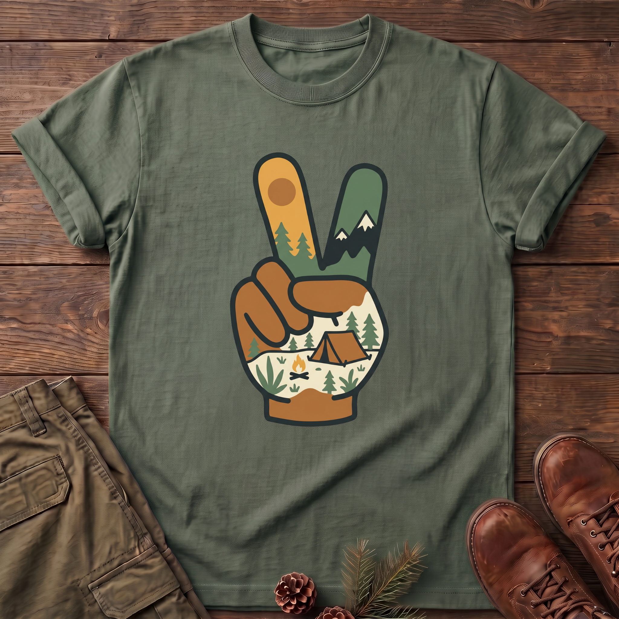 Peace Camping T-Shirt