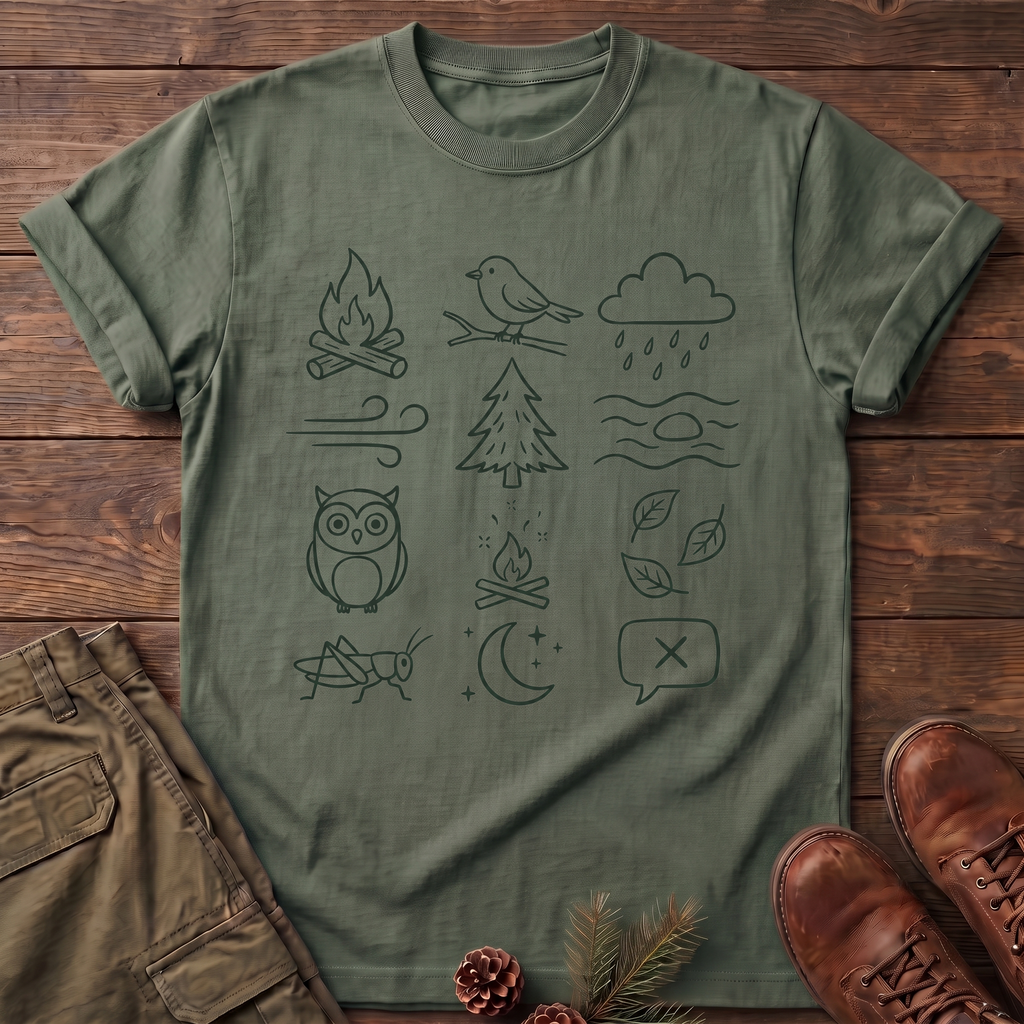 Camping emoji T-Shirt