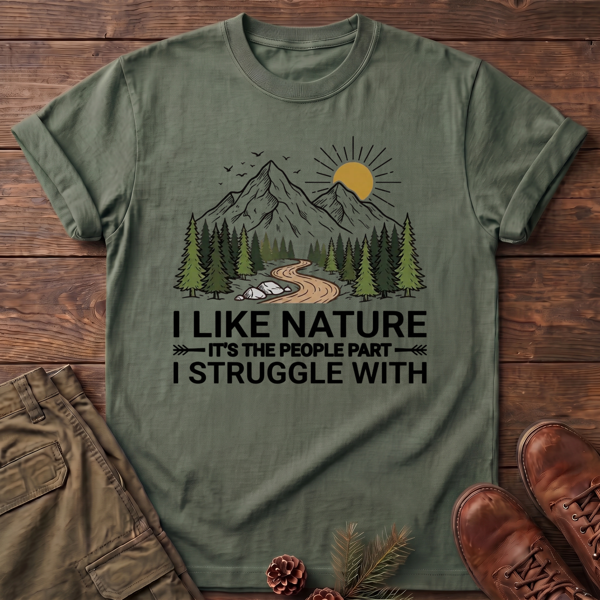 I like nature T-shirt