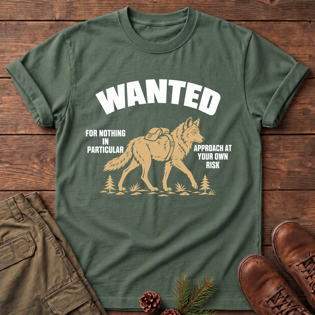 with caution T-shirt