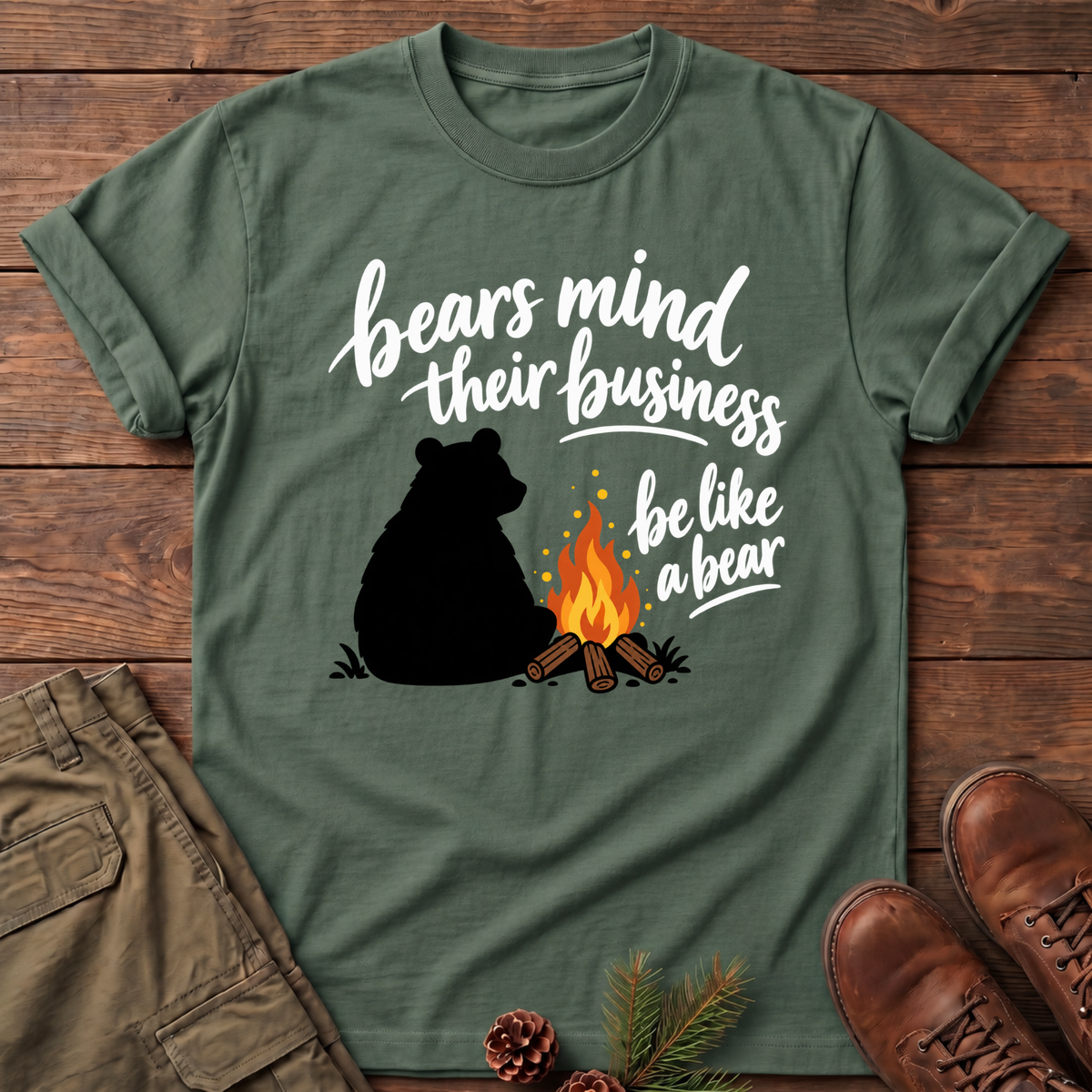 like a bear T-shirt