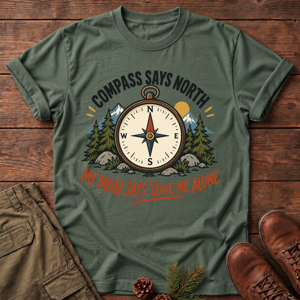 compass says T-shirt