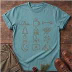 Camping symbols T-Shirt