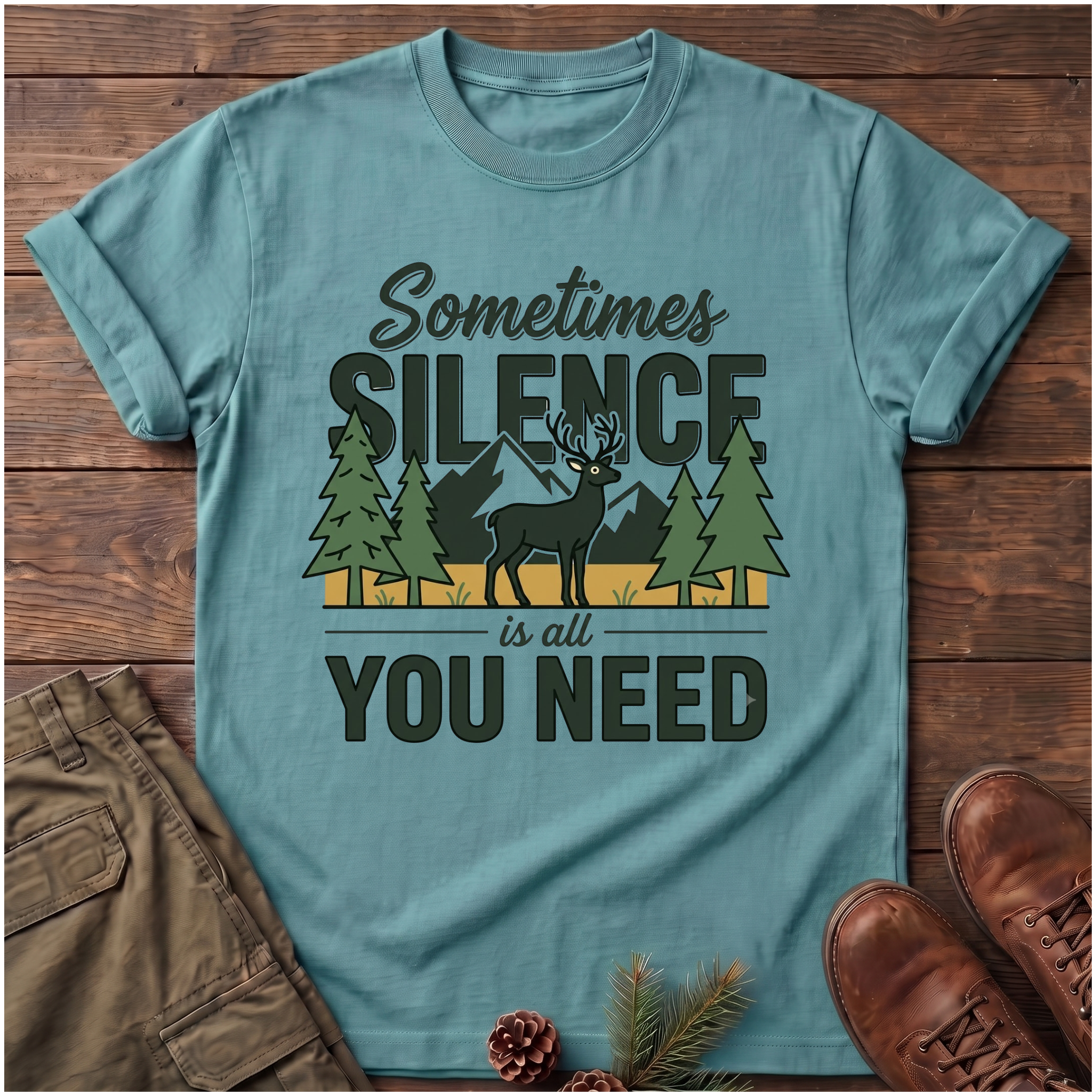 sometimes silence is all you need T-Shirt