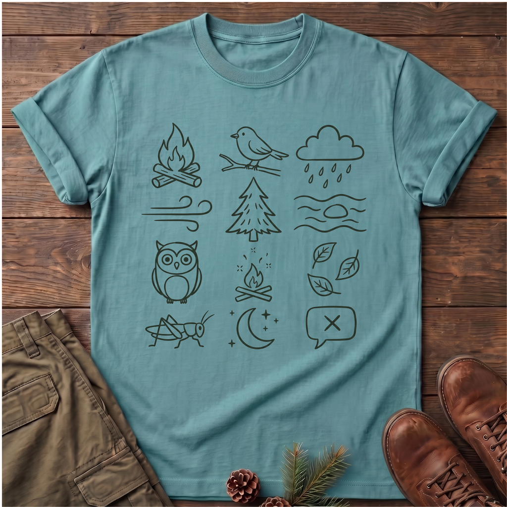 Camping emoji T-Shirt