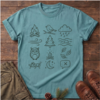 Camping emoji T-Shirt