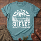 I like silence and zero people T-Shirt