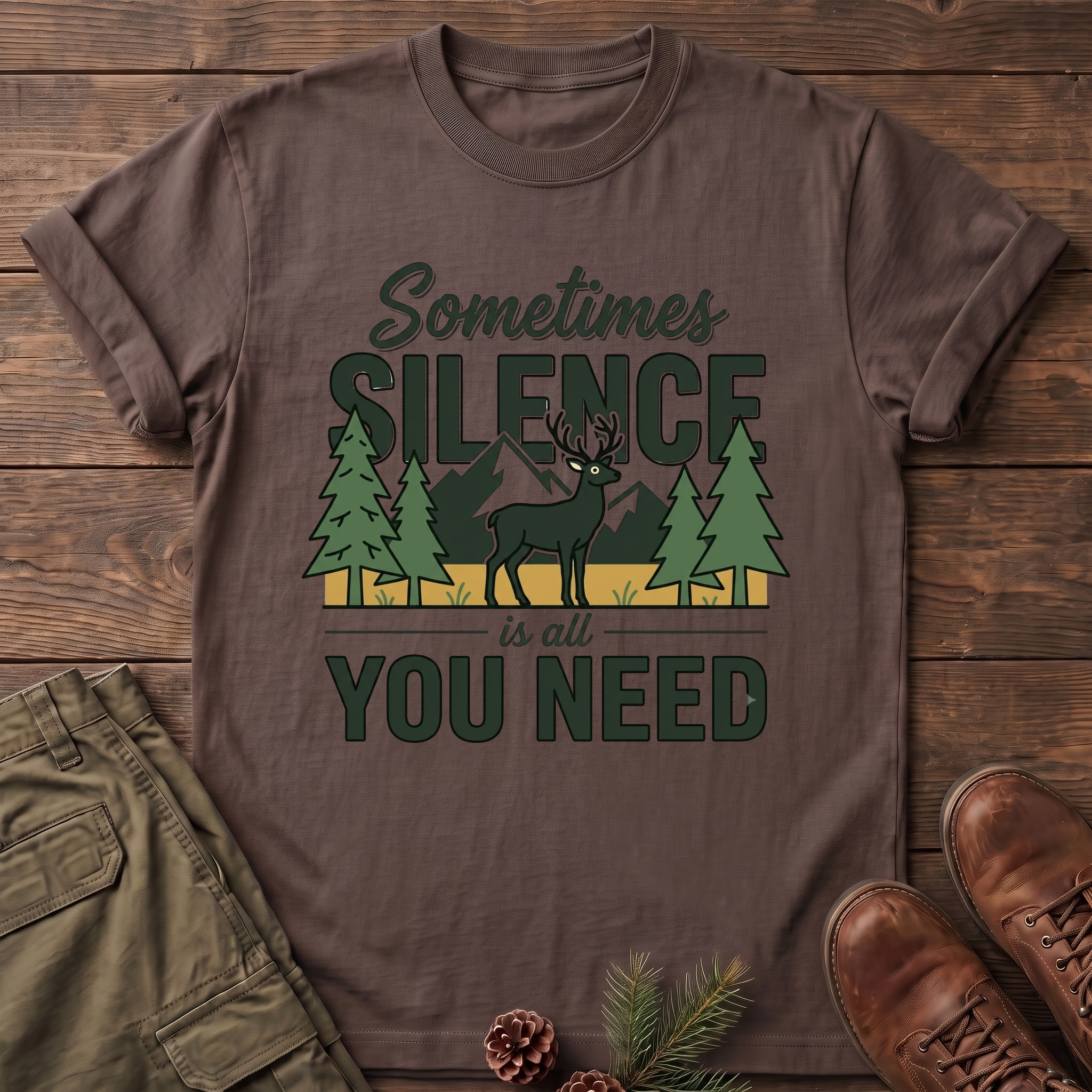 sometimes silence is all you need T-Shirt