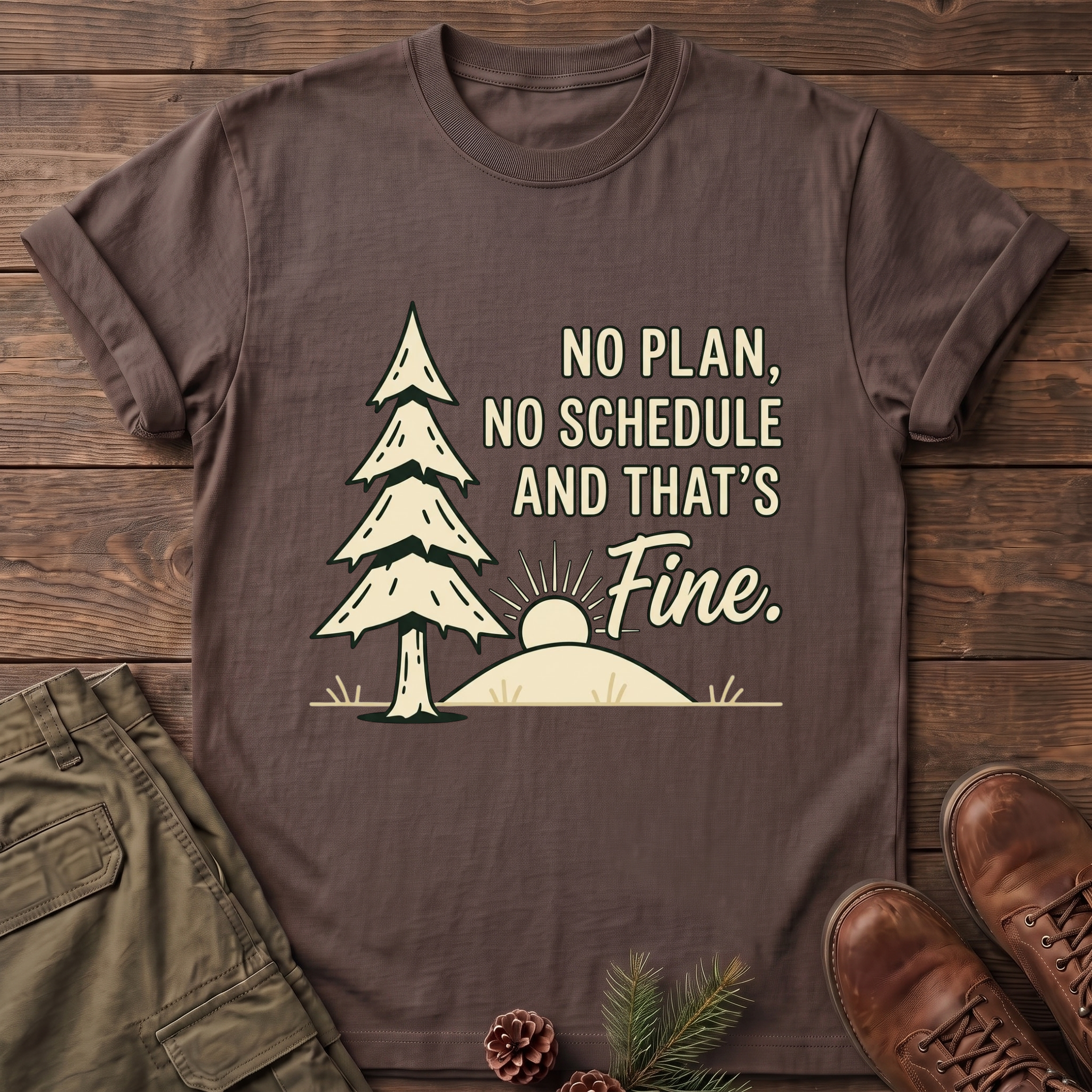 No Plan No Schedule T-Shirt