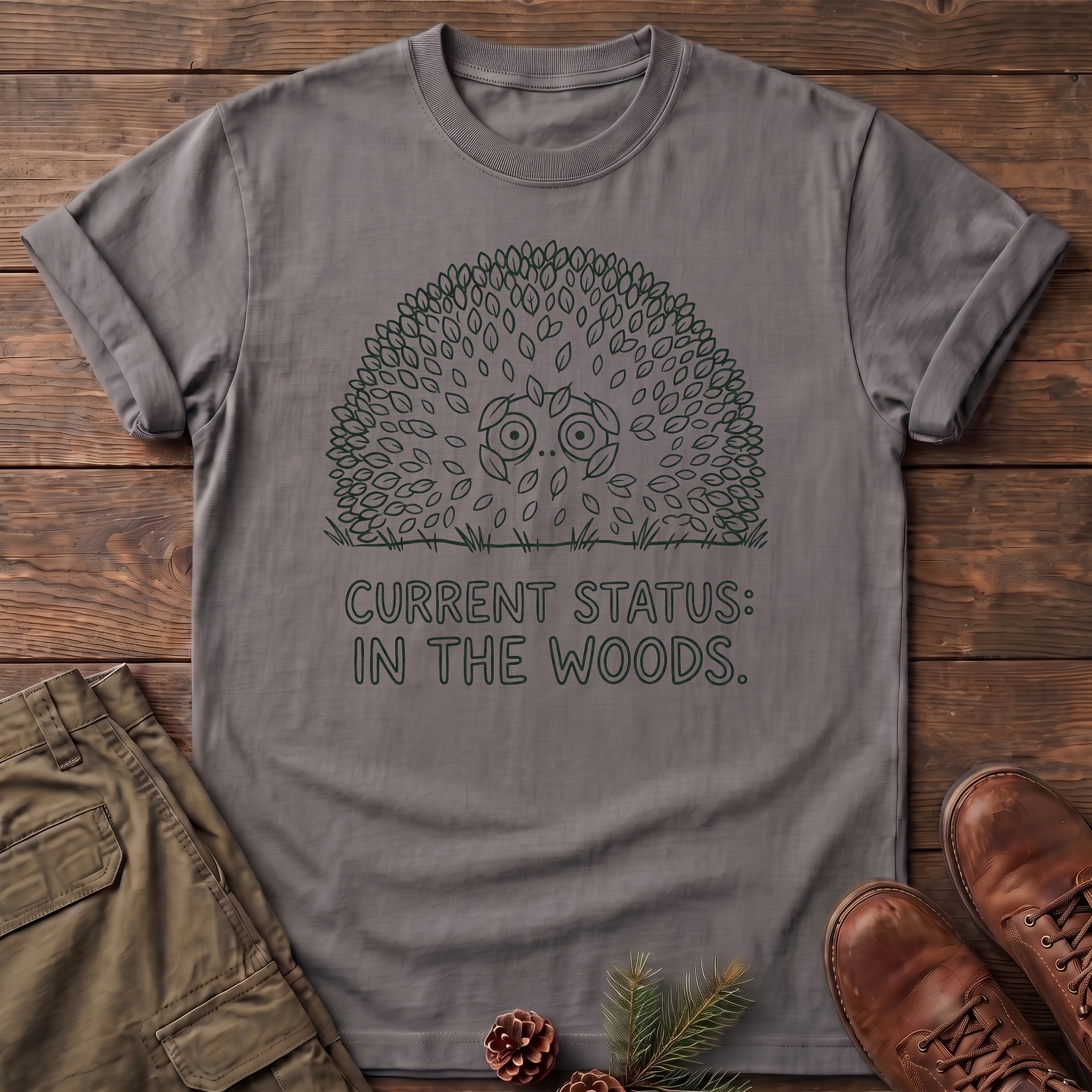 Current Status In The Woods T-Shirt