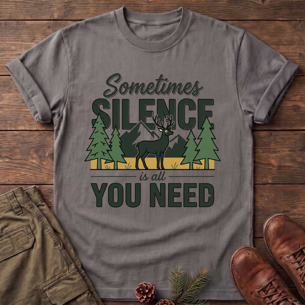 sometimes silence is all you need T-Shirt