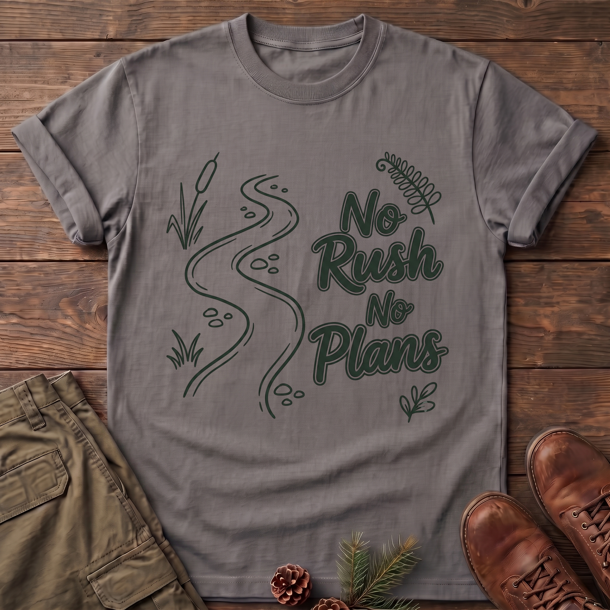 No Rush No Plans T-Shirt