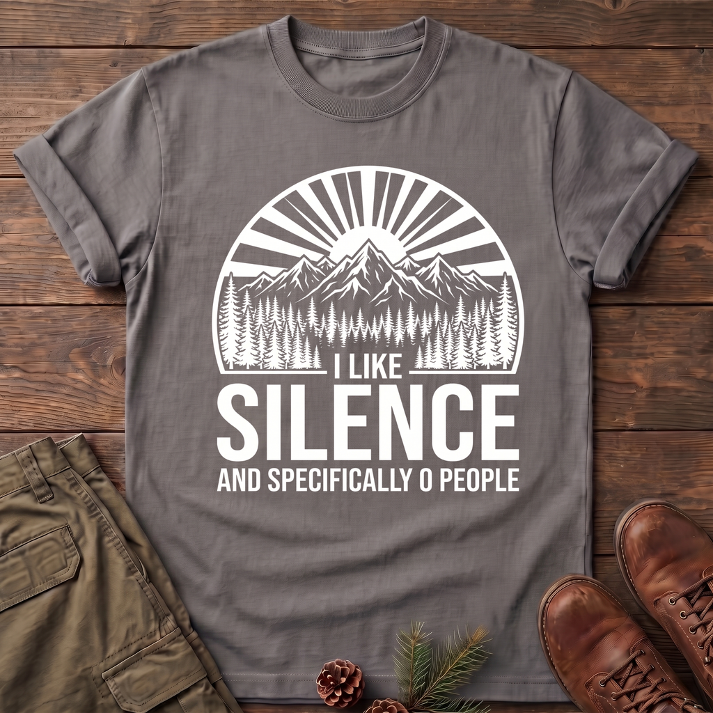I like silence and zero people T-Shirt