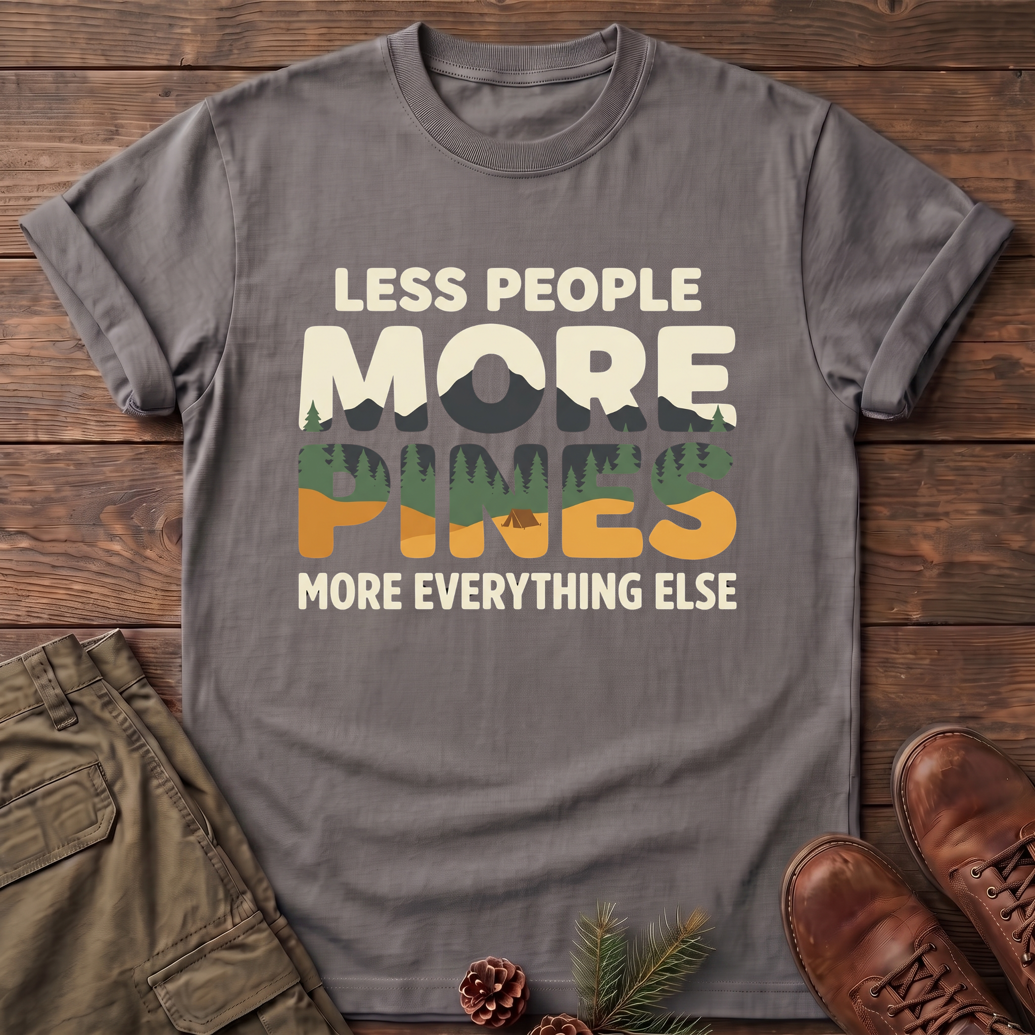 less people more pines T-Shirt