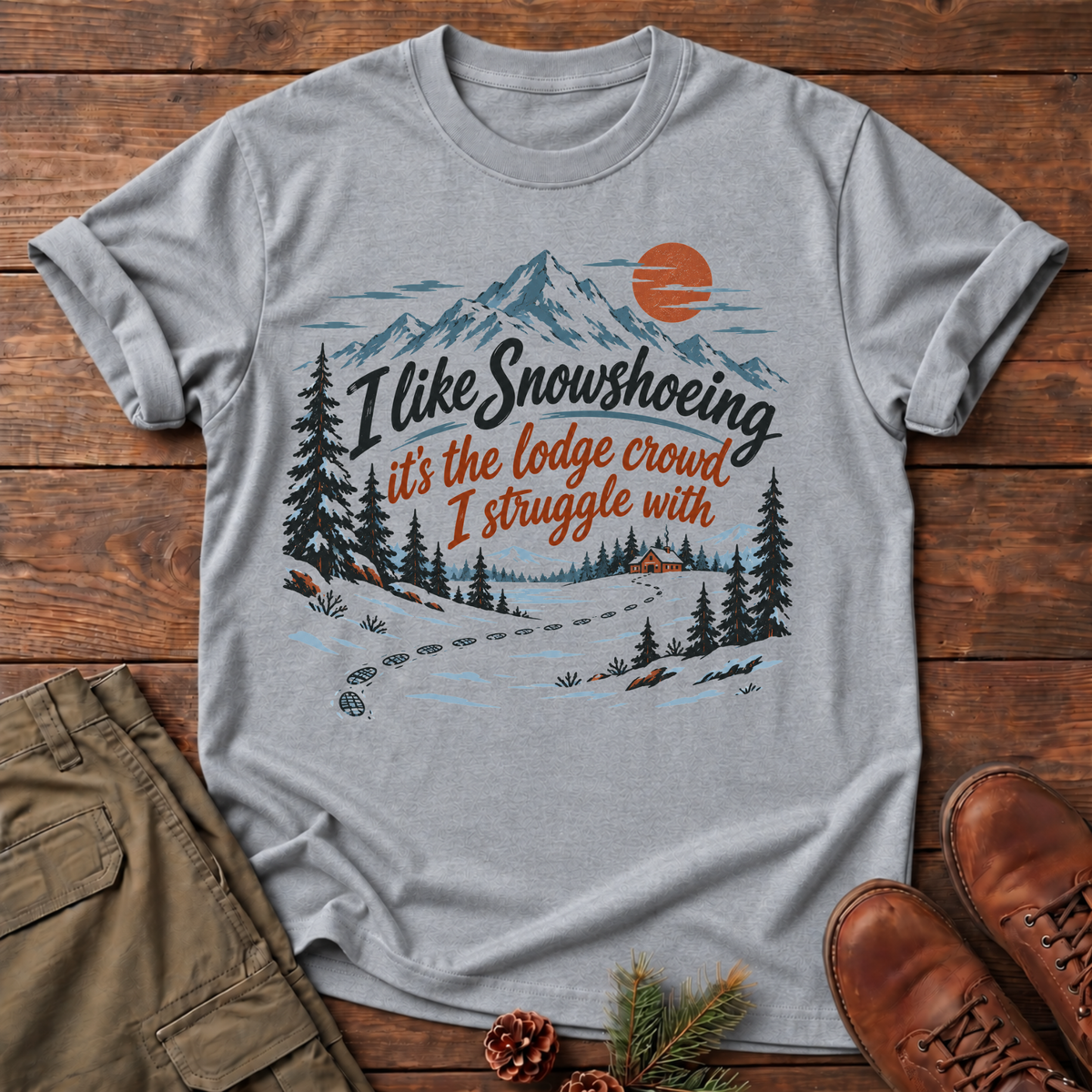 Snowshoeing T-shirt