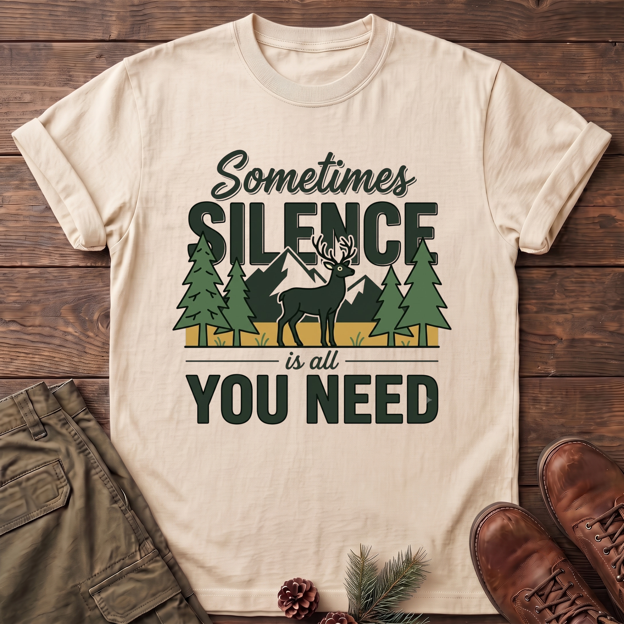 sometimes silence is all you need T-Shirt