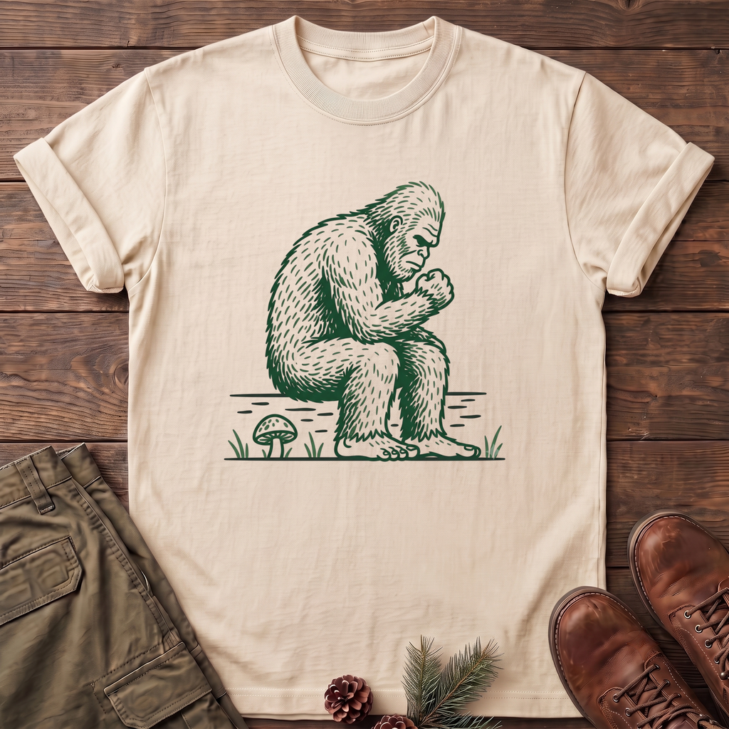 Bigfoot Thinking T-Shirt
