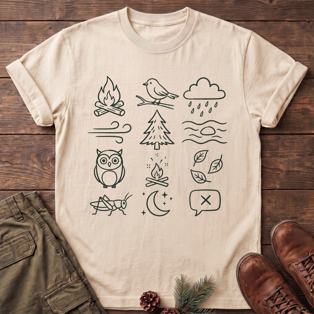 Camping emoji T-Shirt