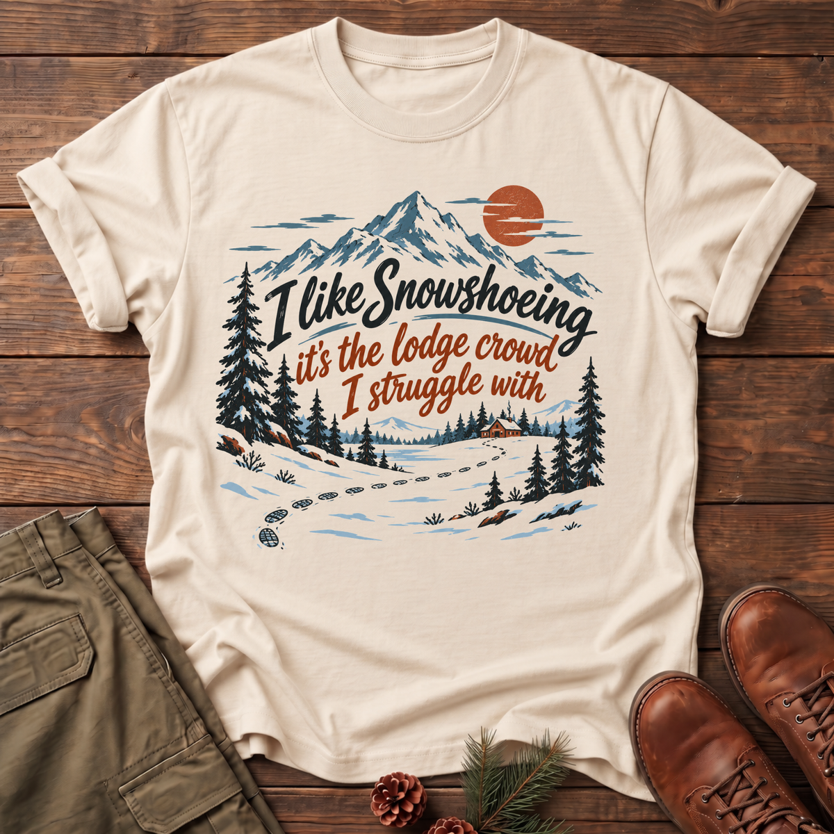 Snowshoeing T-shirt