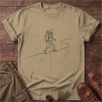 Solo Camper line art T-Shirt