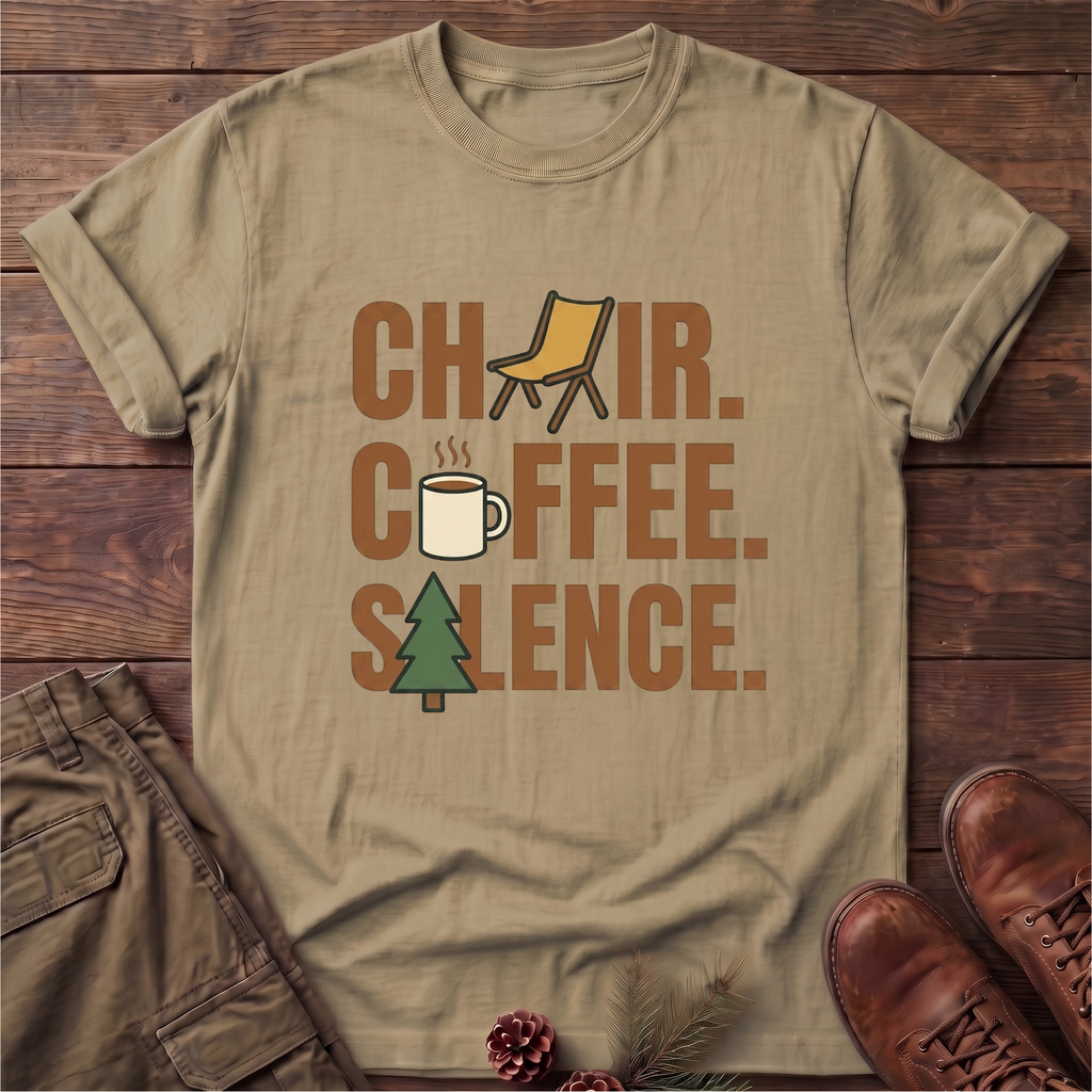 Chair Coffee Silence T-Shirt