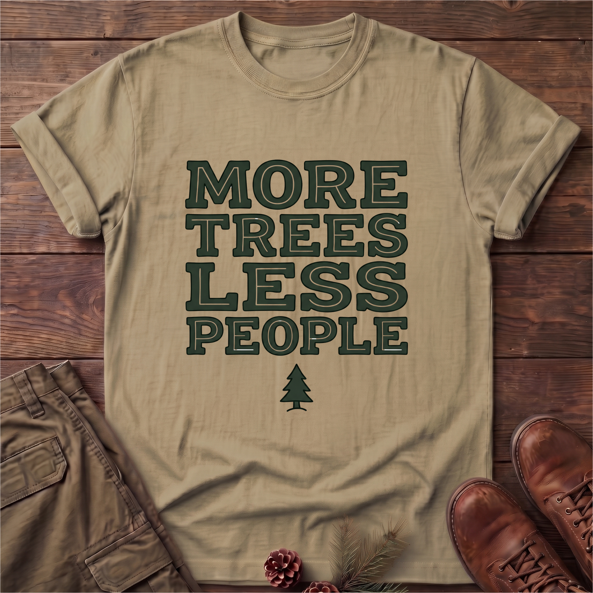 More trees less people T-Shirt