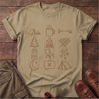 Camping symbols T-Shirt