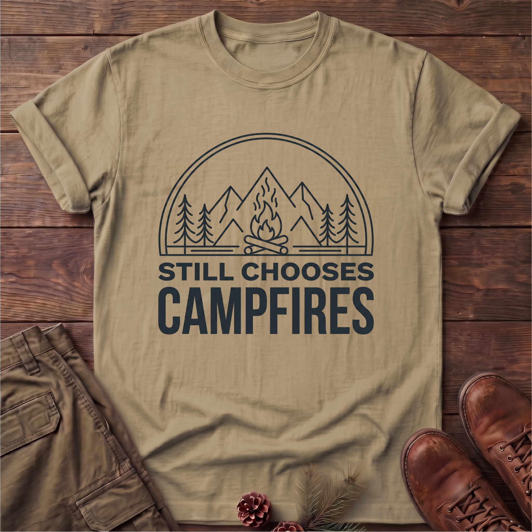 Still Chooses Campfires T-Shirt